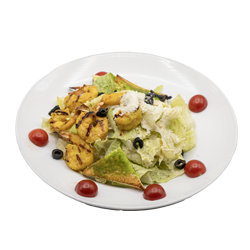 سالاد سزار با میگو گریل